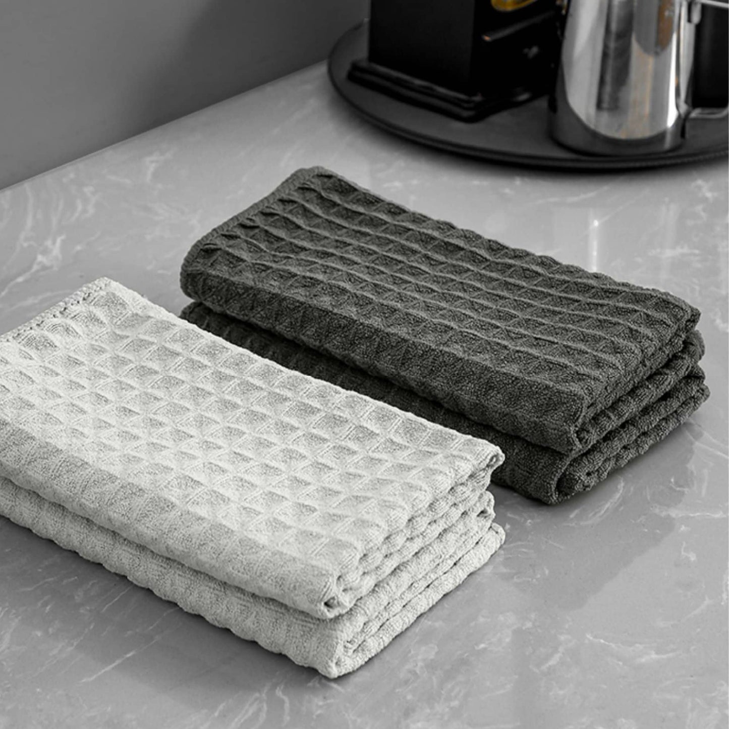 Barista Cloth Set in Grey Colour