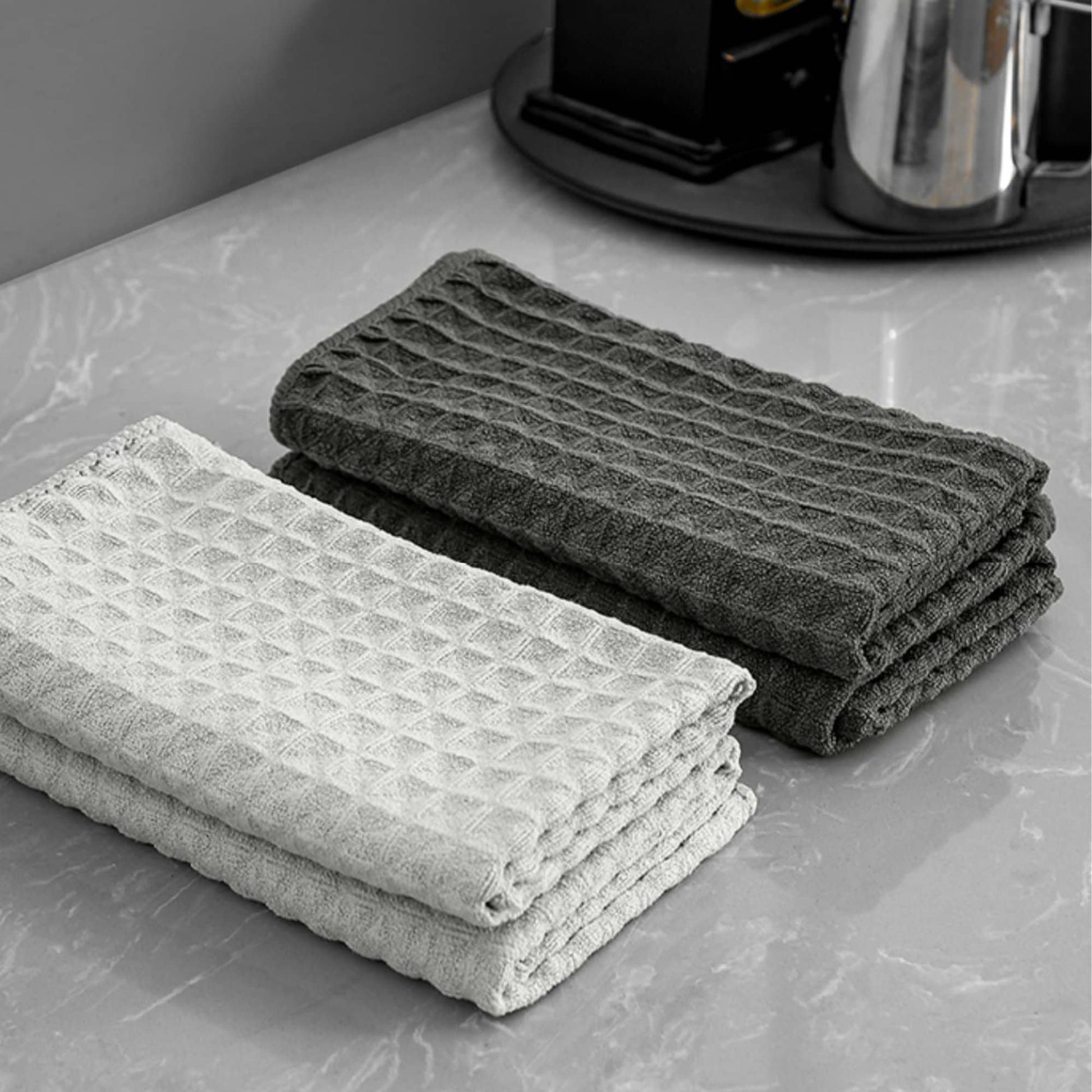 Barista Cloth Set in Grey Colour