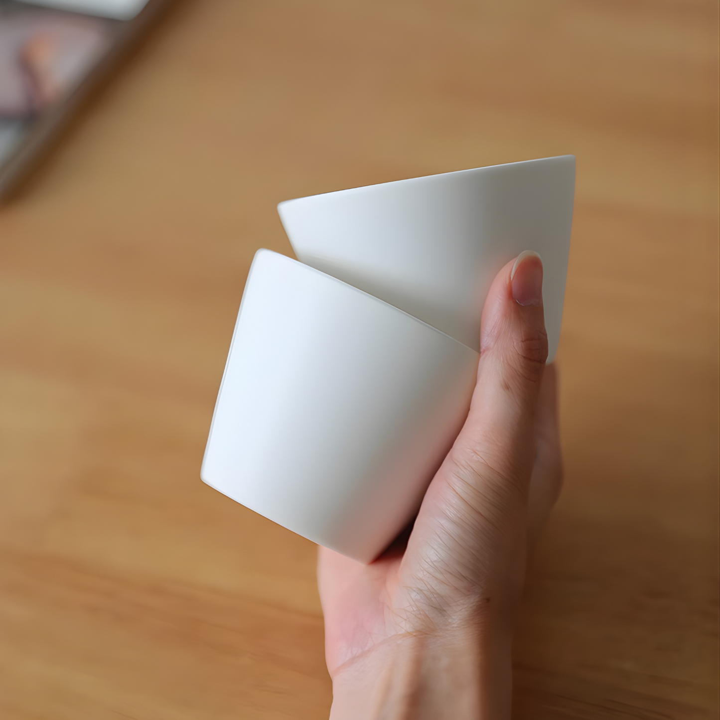 Matte Canvas Latte Cup – ideal for milk-based coffee and latte art, 220 ml / 250 ml