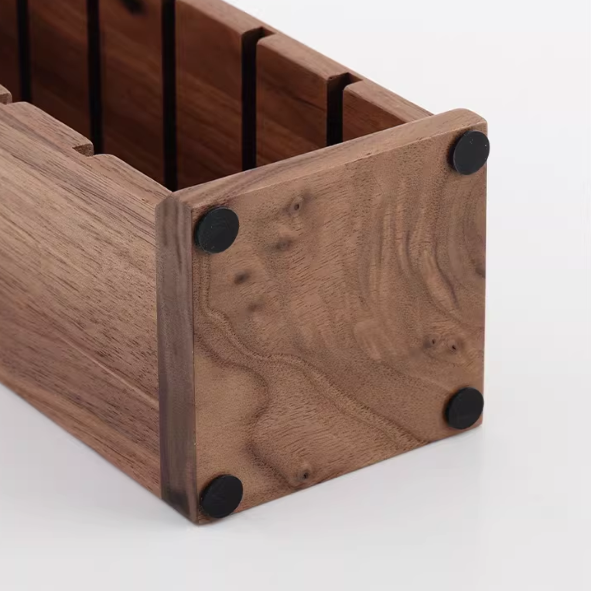 Walnut Wood Portafilter Basket Organiser Stand for 58mm 54mm 53mm 51mm