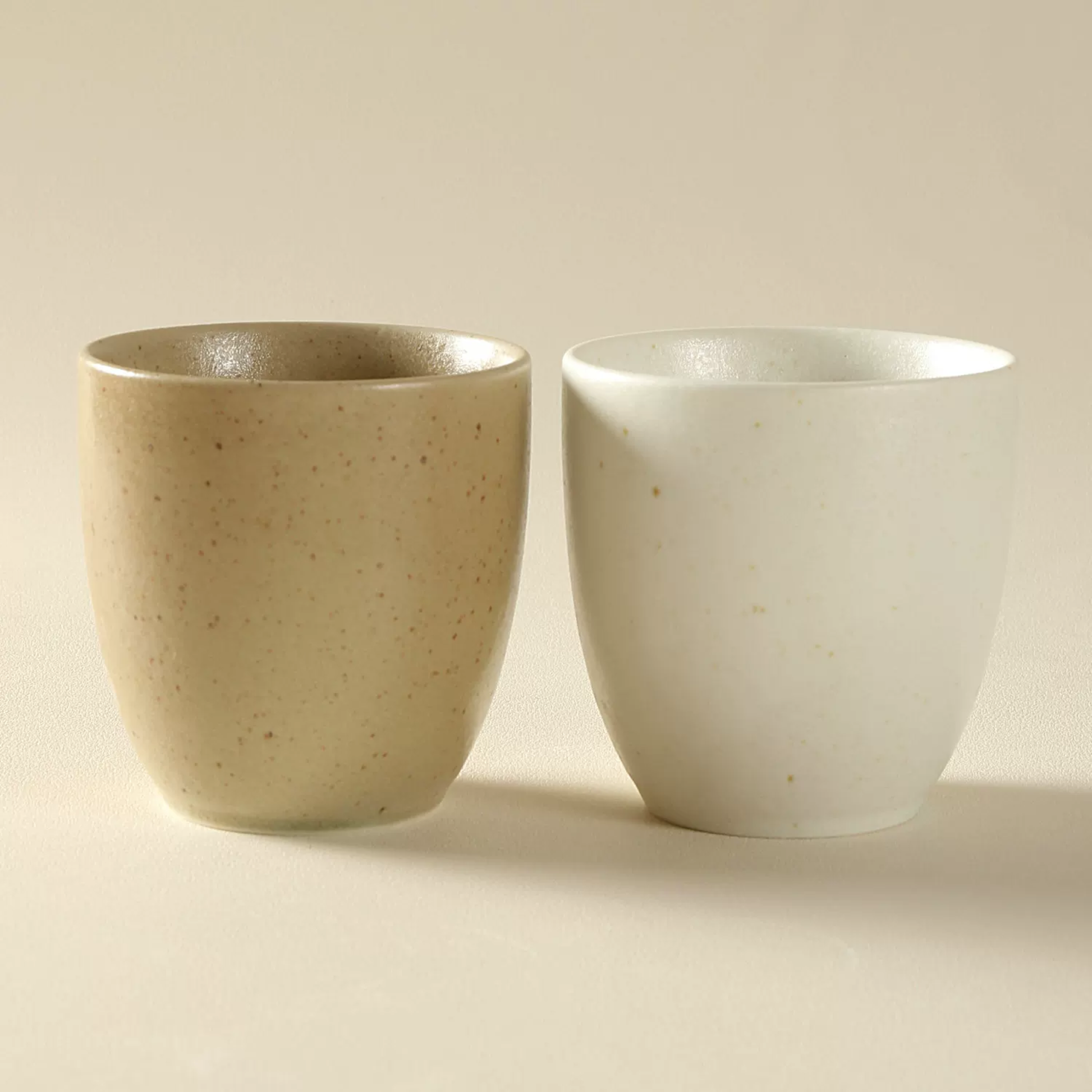 Minimalist Stoneware Tea Cup Set