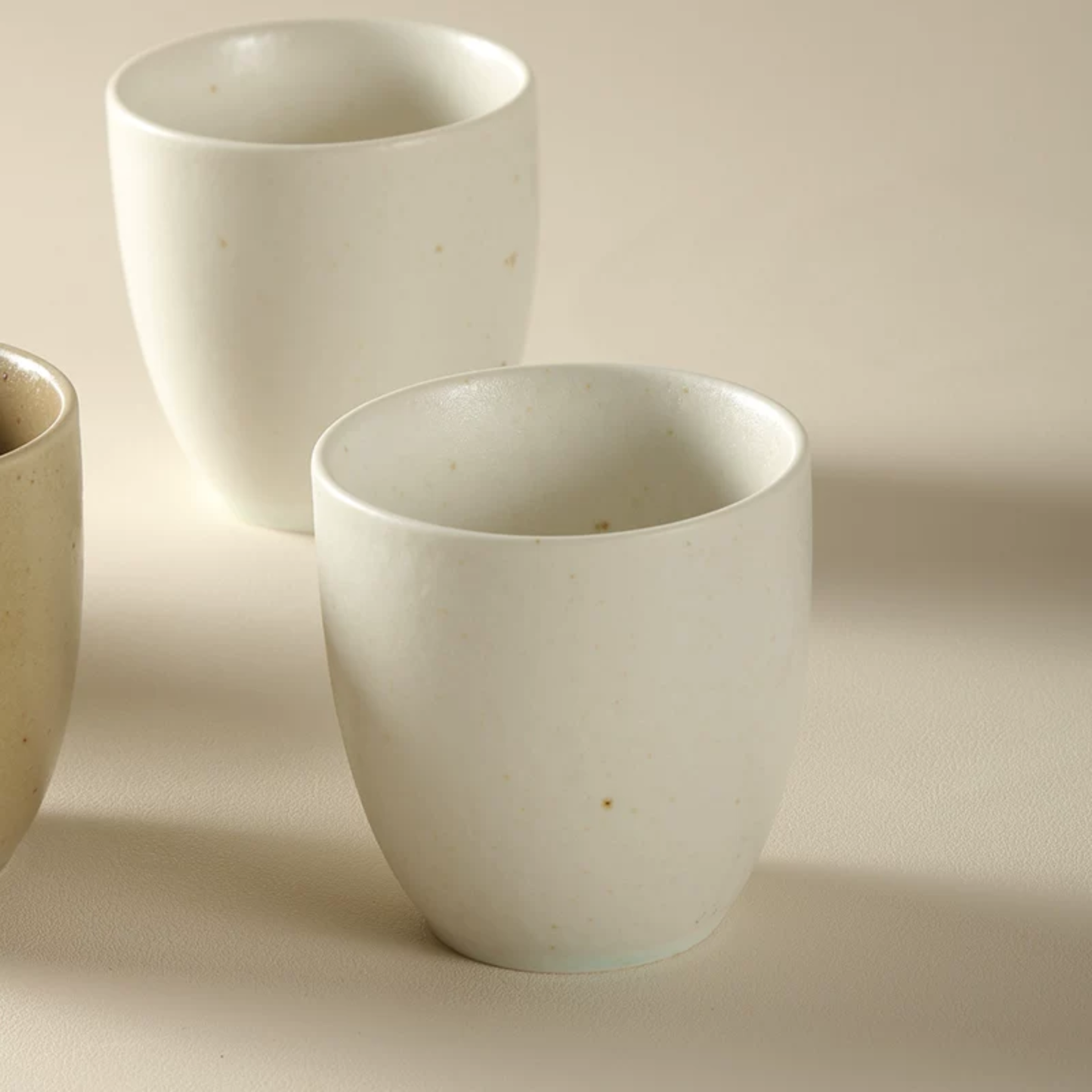 Minimalist Stoneware Tea Cup