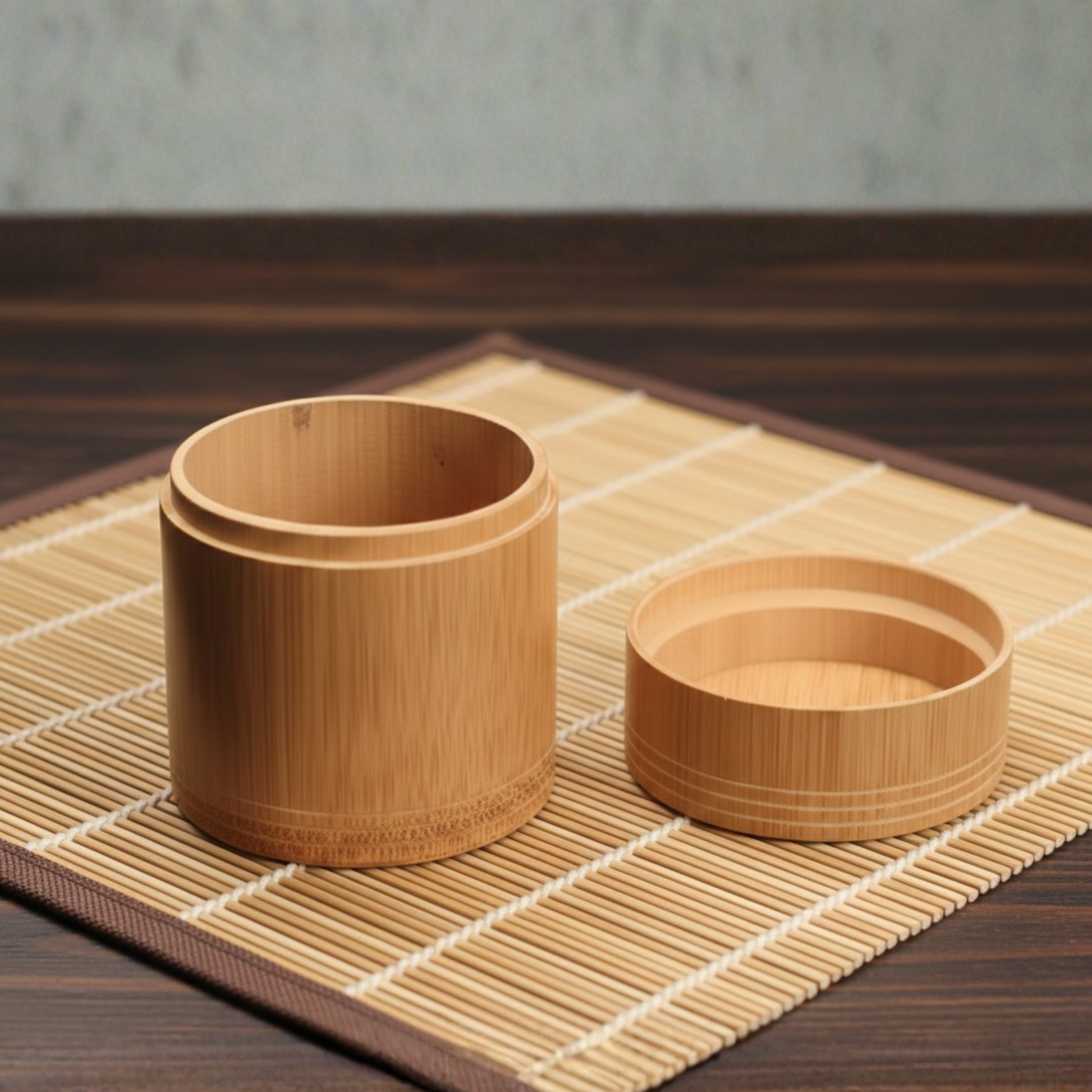 Bamboo Matcha Tea Caddy | Handcrafted Traditional Matcha Storage Tool