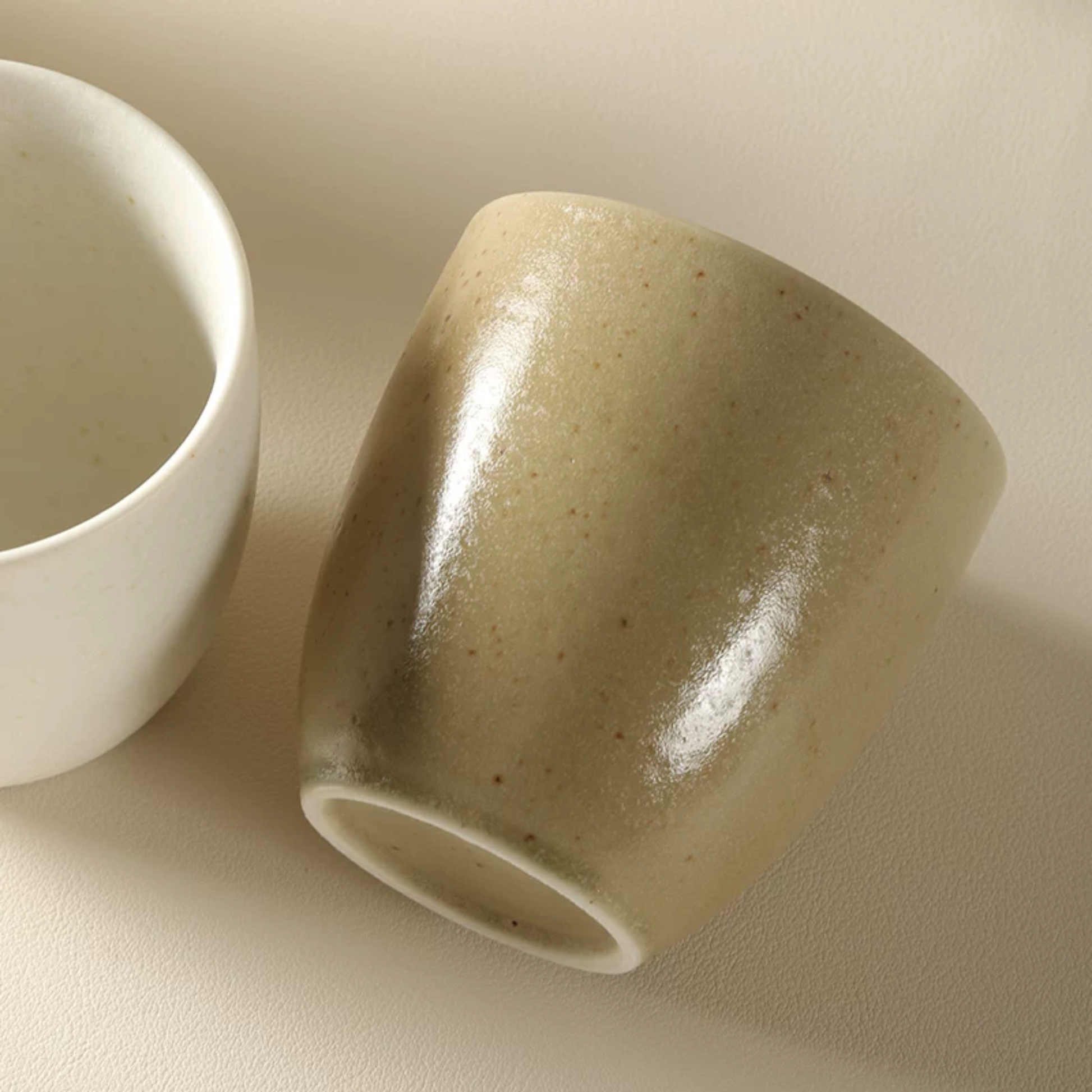 Minimalist Stoneware Tea Cup | Artisan Ceramic 220ml Small Sipping Cup