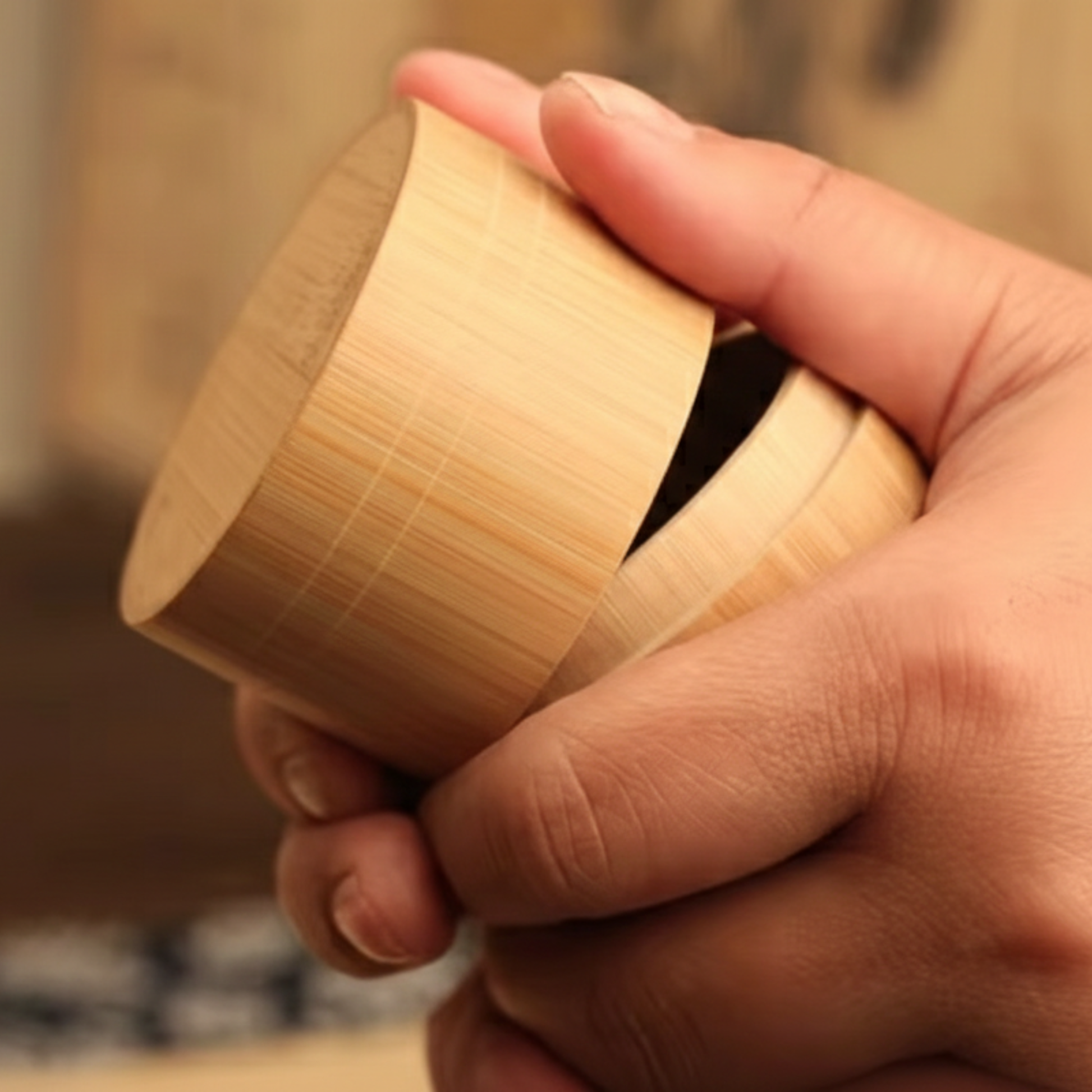 Bamboo Matcha Tea Caddy | Handcrafted Traditional Matcha Storage Tool