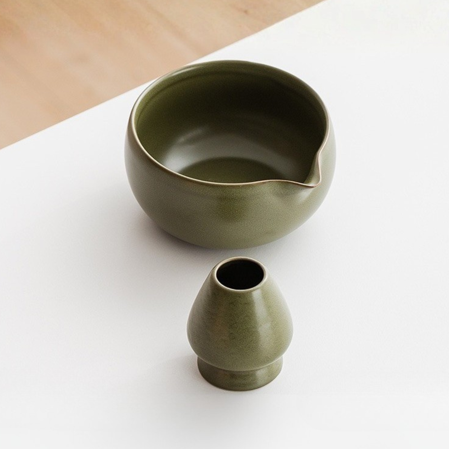Contemporary Matcha Bowl Set | Minimalist Japanese Tea Ritual Gift Set