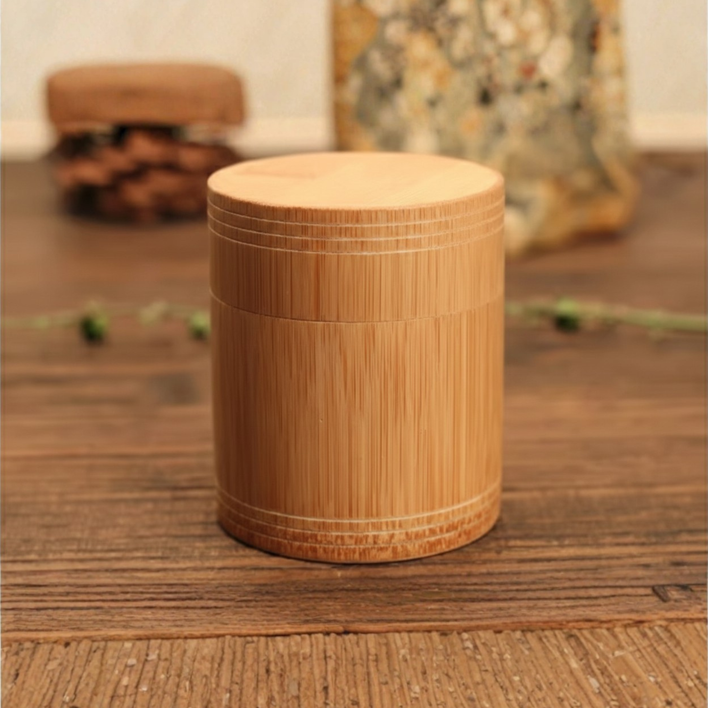 Bamboo Matcha Tea Caddy | Handcrafted Traditional Matcha Storage Tool