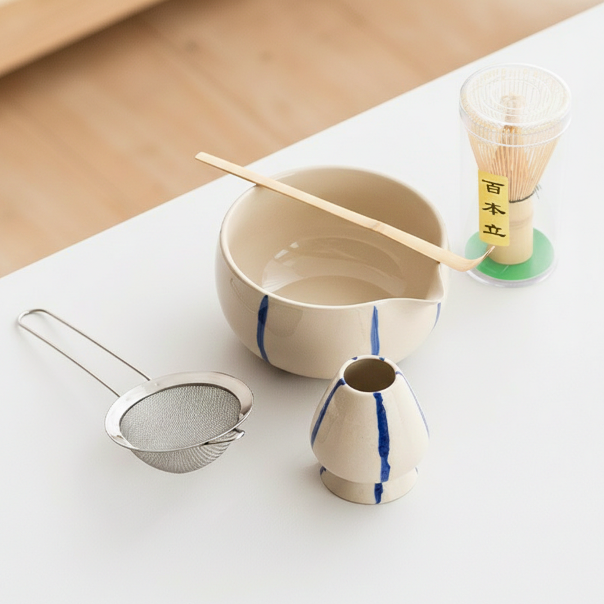 Contemporary Matcha Bowl Set | Minimalist Japanese Tea Ritual Gift Set