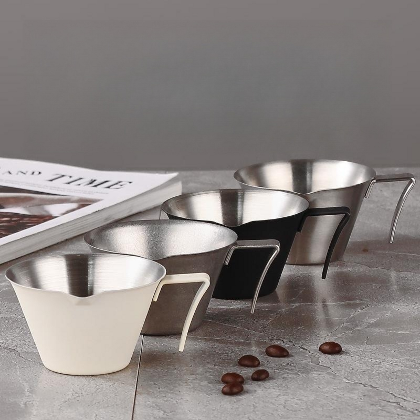 Stainless Steel Espresso Measuring Cup - 100ml