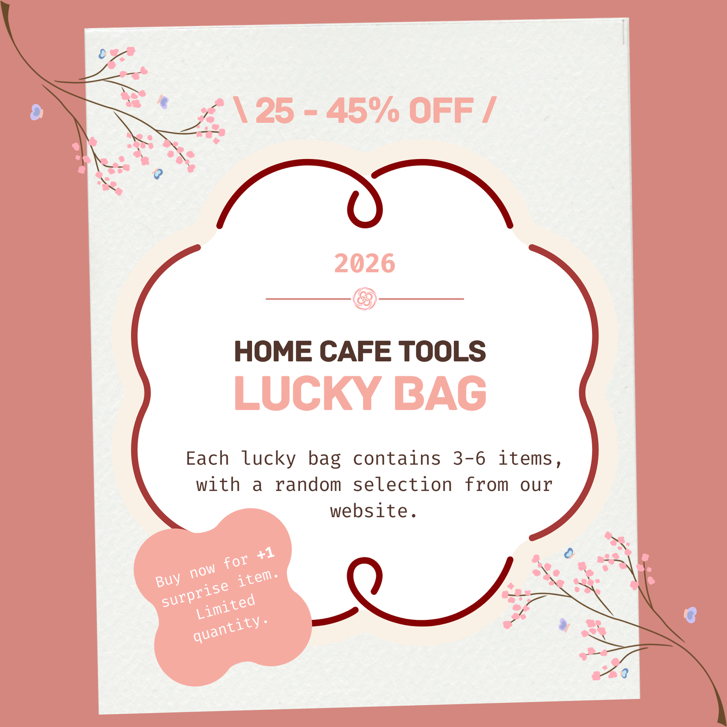 2026 Lucky Bags | Japanese-Style Coffee & Matcha Essentials