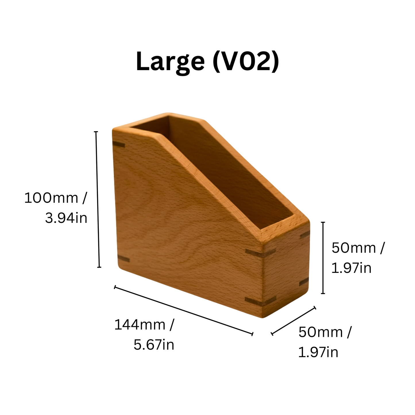 Wooden V60 Paper Filter Box
