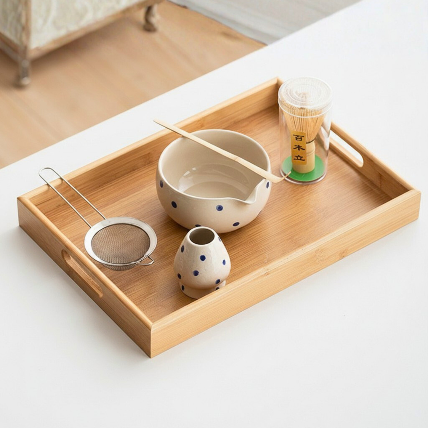 Contemporary Matcha Bowl Set | Minimalist Japanese Tea Ritual Gift Set