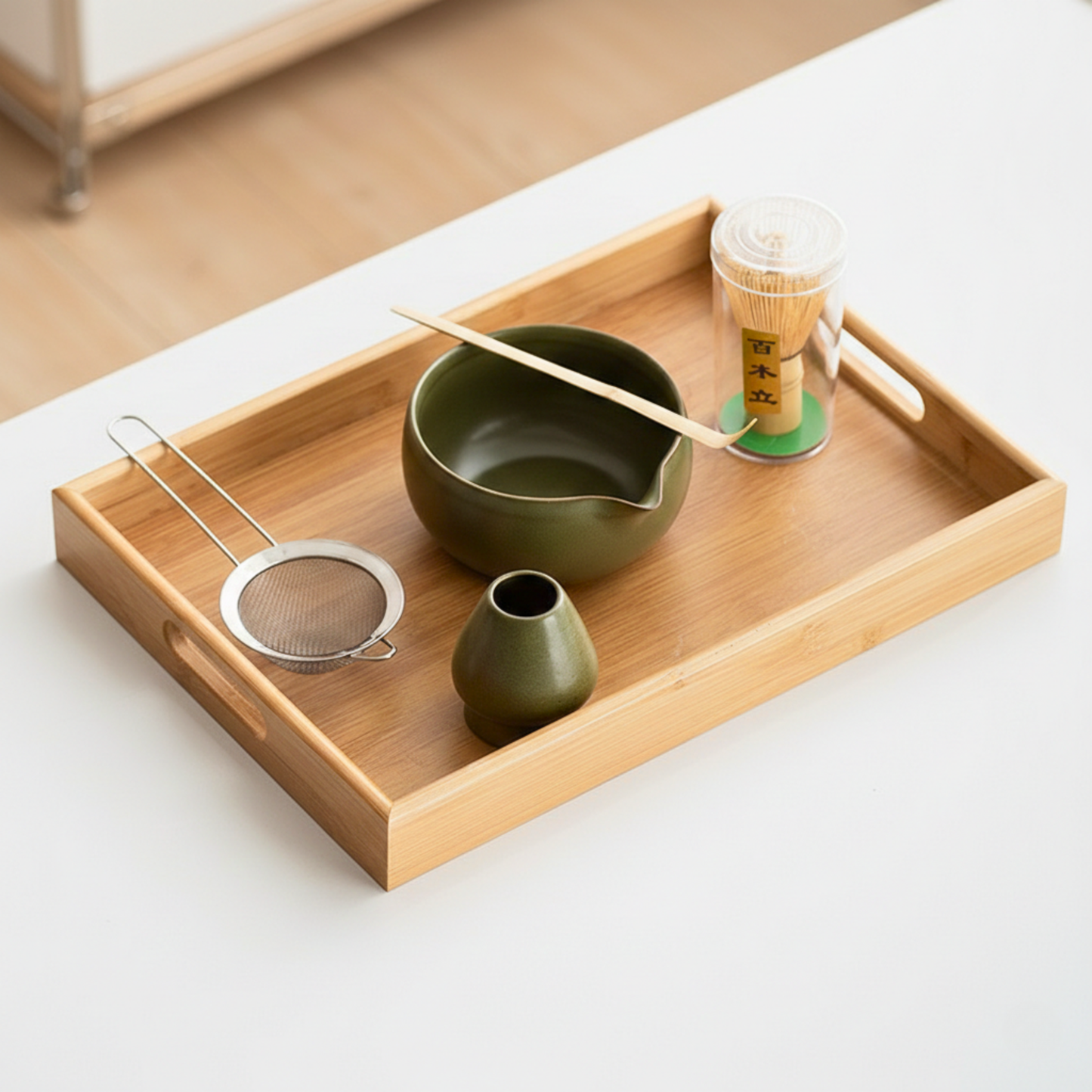 Contemporary Matcha Bowl Set | Minimalist Japanese Tea Ritual Gift Set