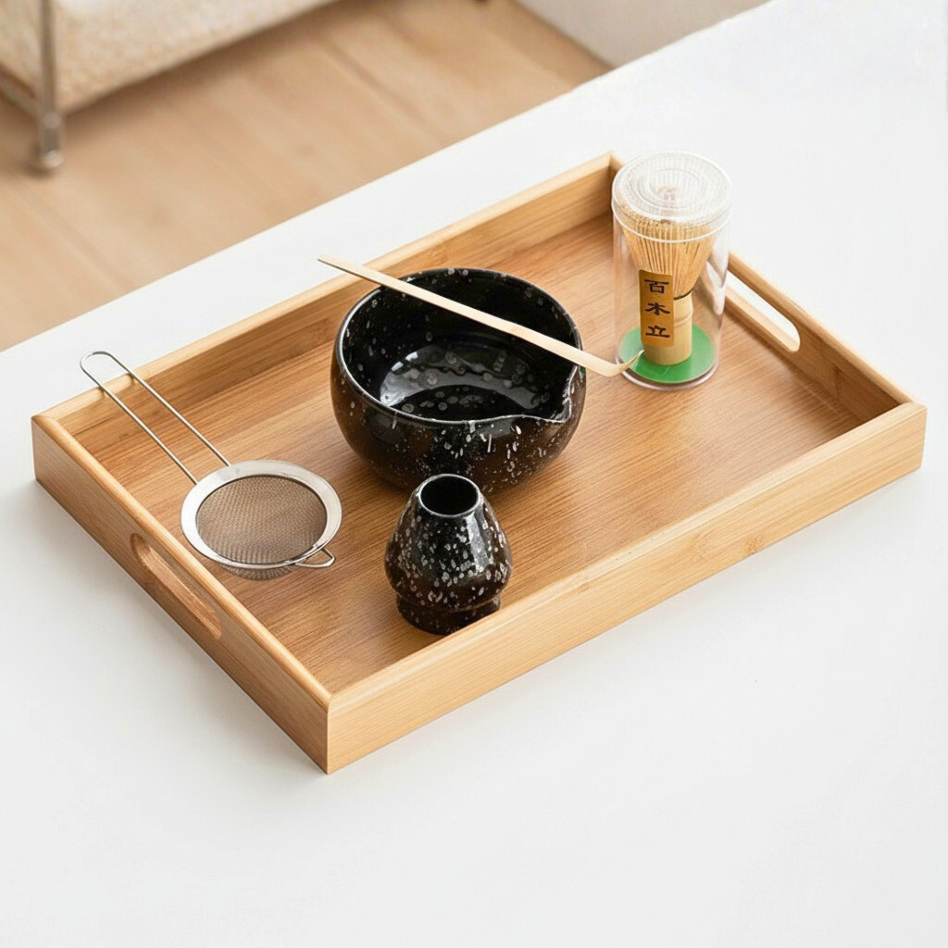 Contemporary Matcha Bowl Set | Minimalist Japanese Tea Ritual Gift Set