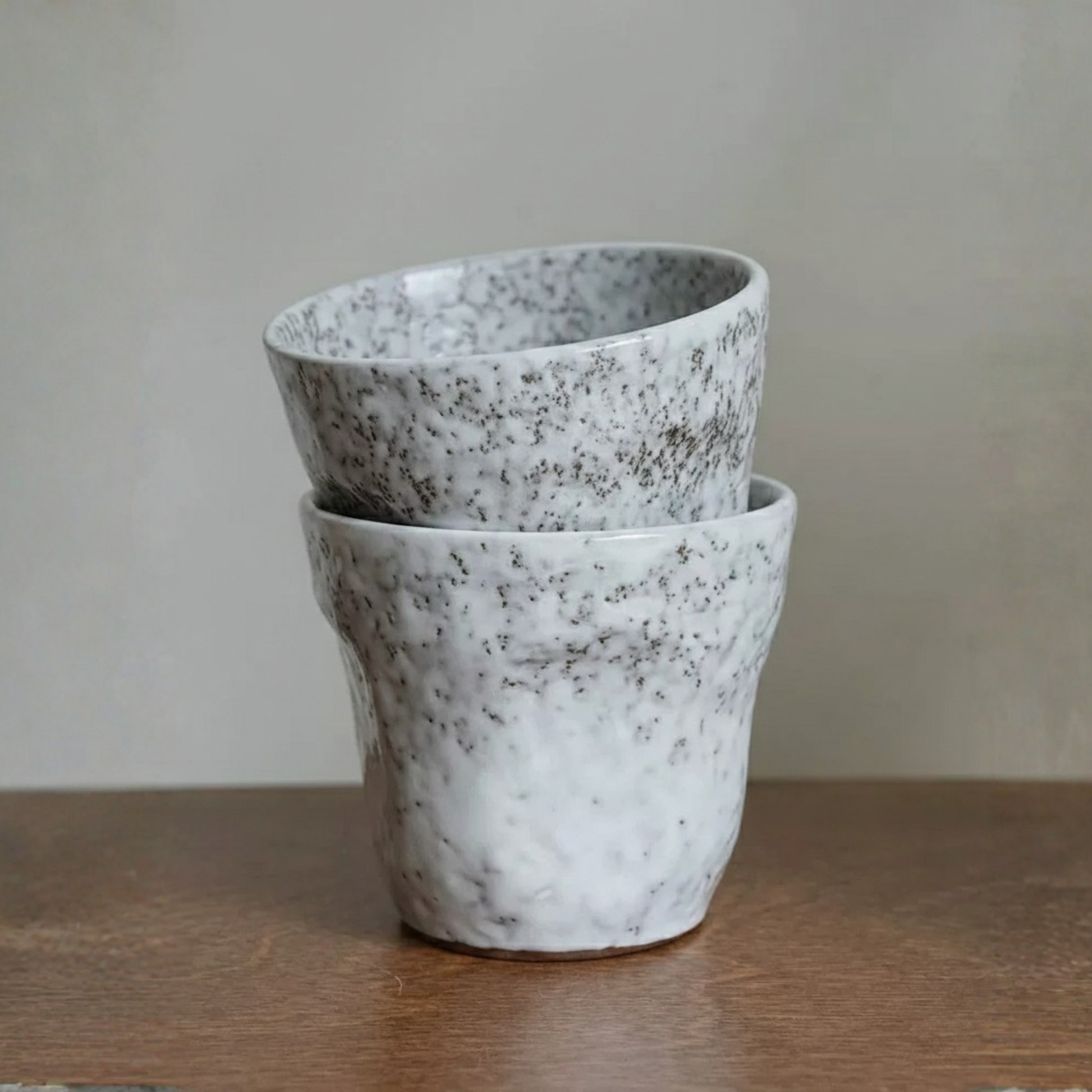 Stone Texture Ceramic Cup | 300ml Ceramic Cups Set For Home Baristas