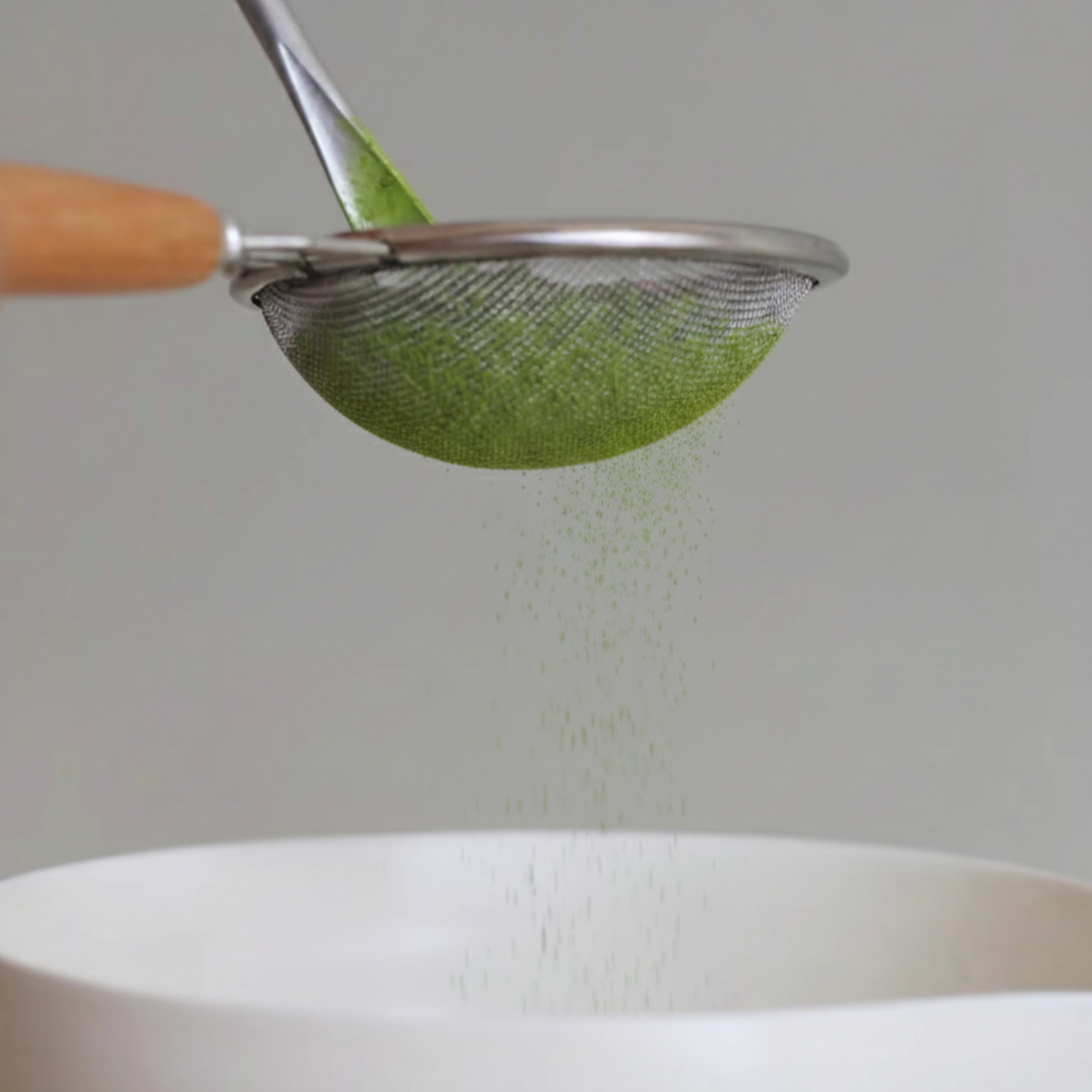 304 Stainless Steel Matcha Sifting Sieve | 40-Mesh Powder Strainer