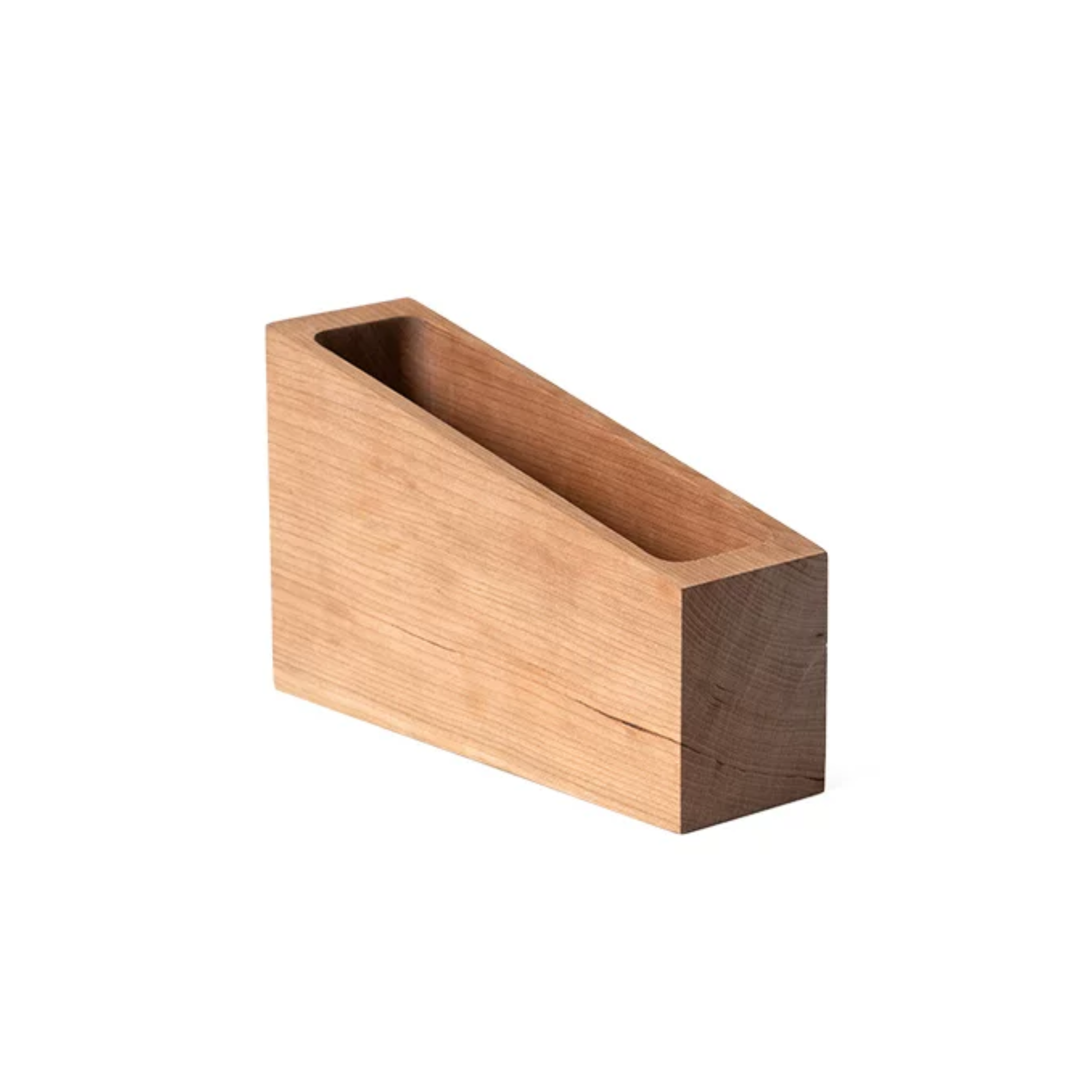 Minimalist V60 coffee filter holder in solid walnut or cherry wood, handcrafted for pour over coffee and specialty coffee filters V01 and V02