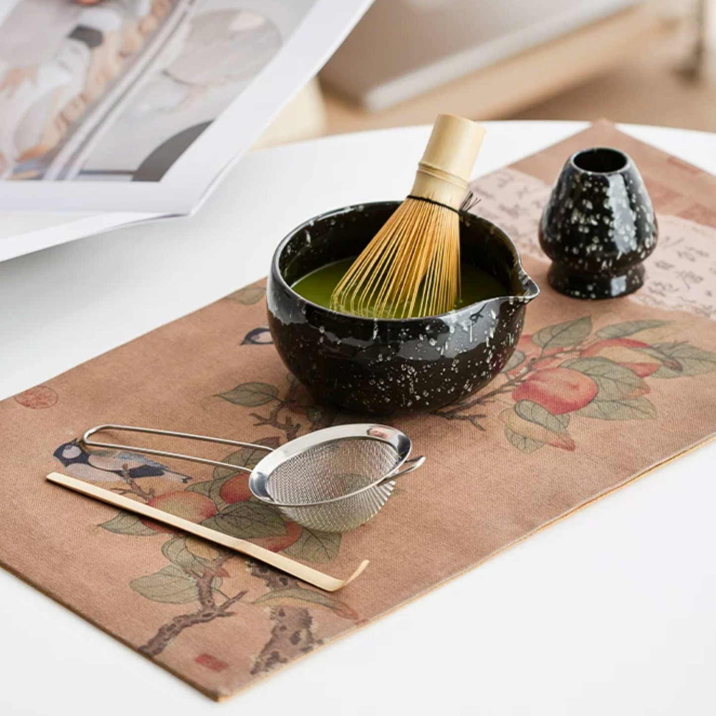Contemporary Matcha Bowl Set | Minimalist Japanese Tea Ritual Gift Set