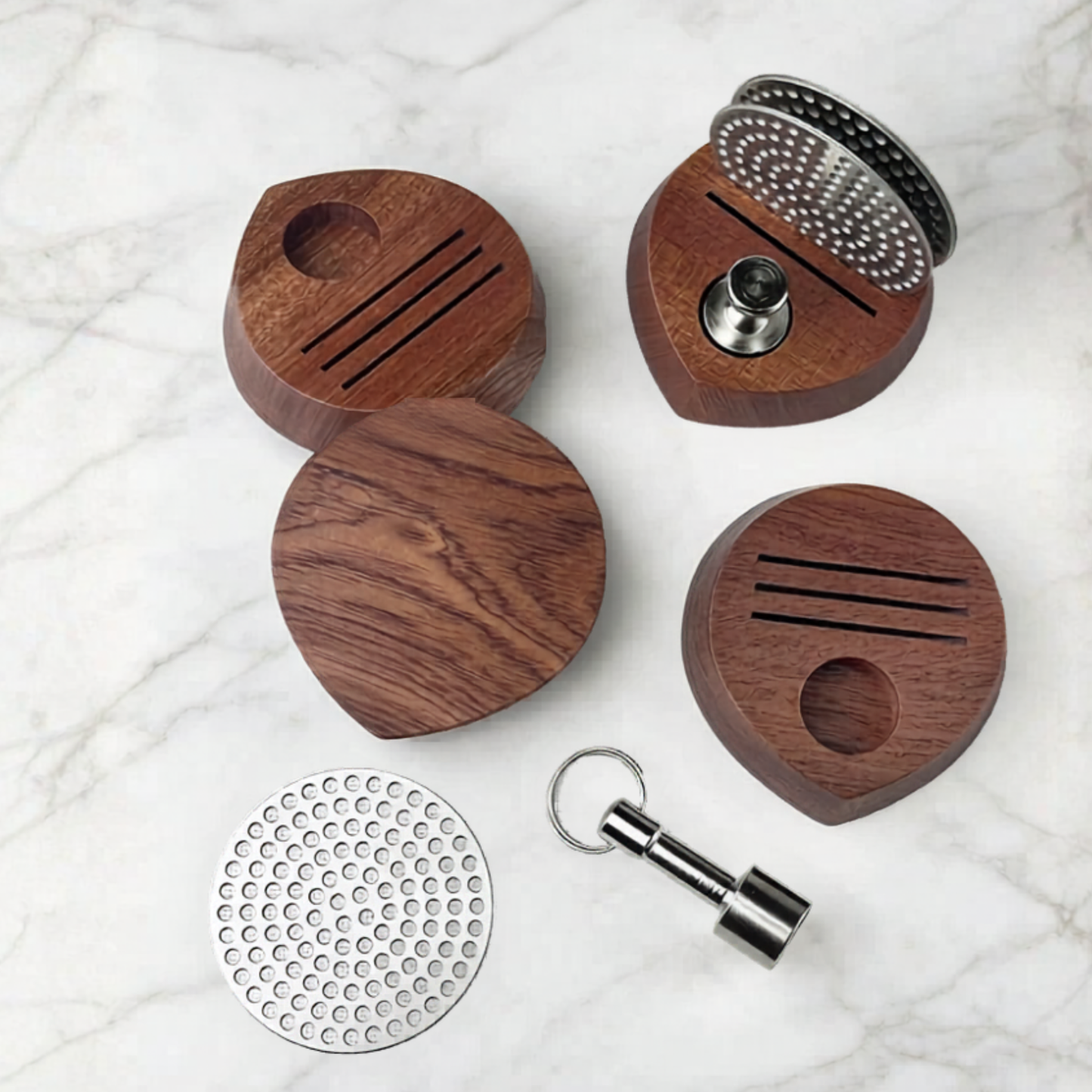 Espresso Puck Screen Magnet Holder Set