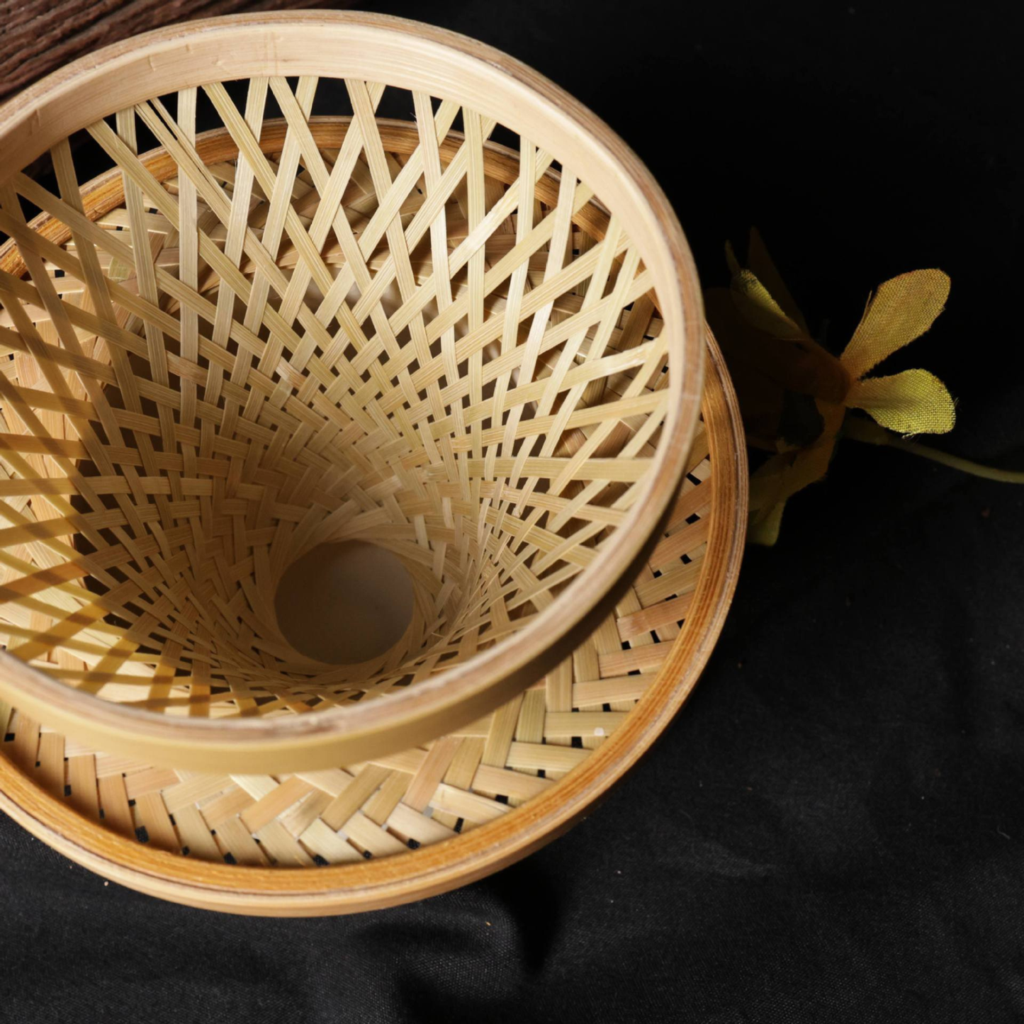 Artisan Handwoven Bamboo Coffee Dripper Set