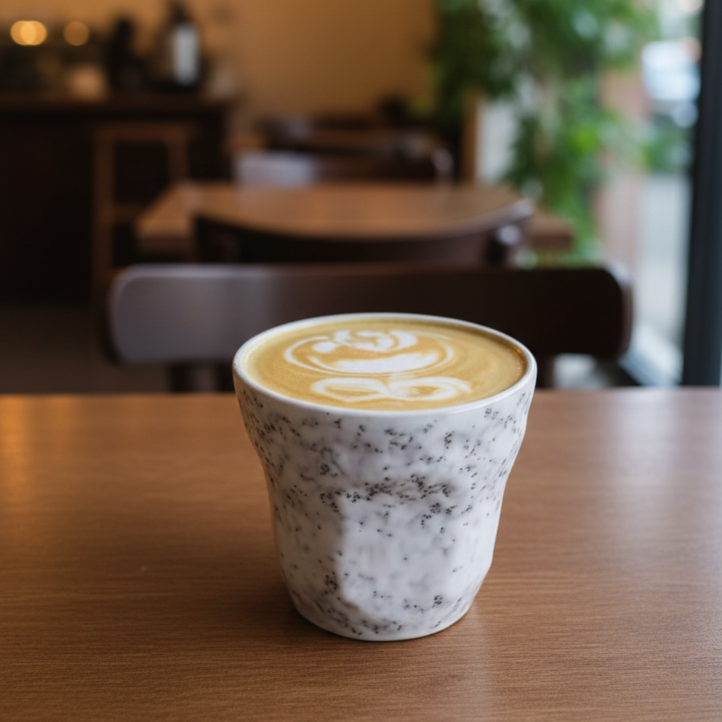 Stone Texture Ceramic Cup | 300ml Ceramic Cups Set For Home Baristas