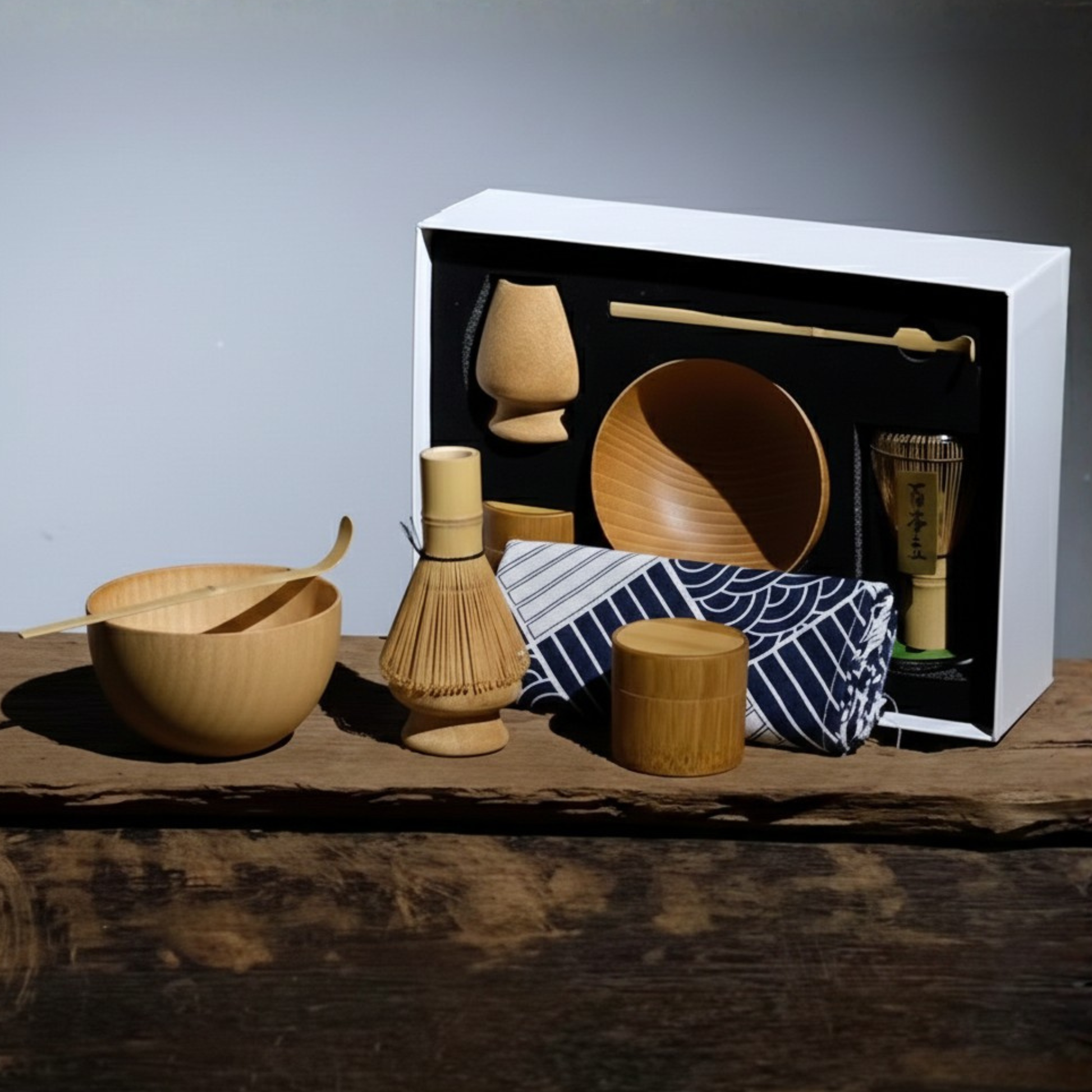 Minimalist Bamboo Matcha Set | Handcrafted Traditional Matcha Tea Set