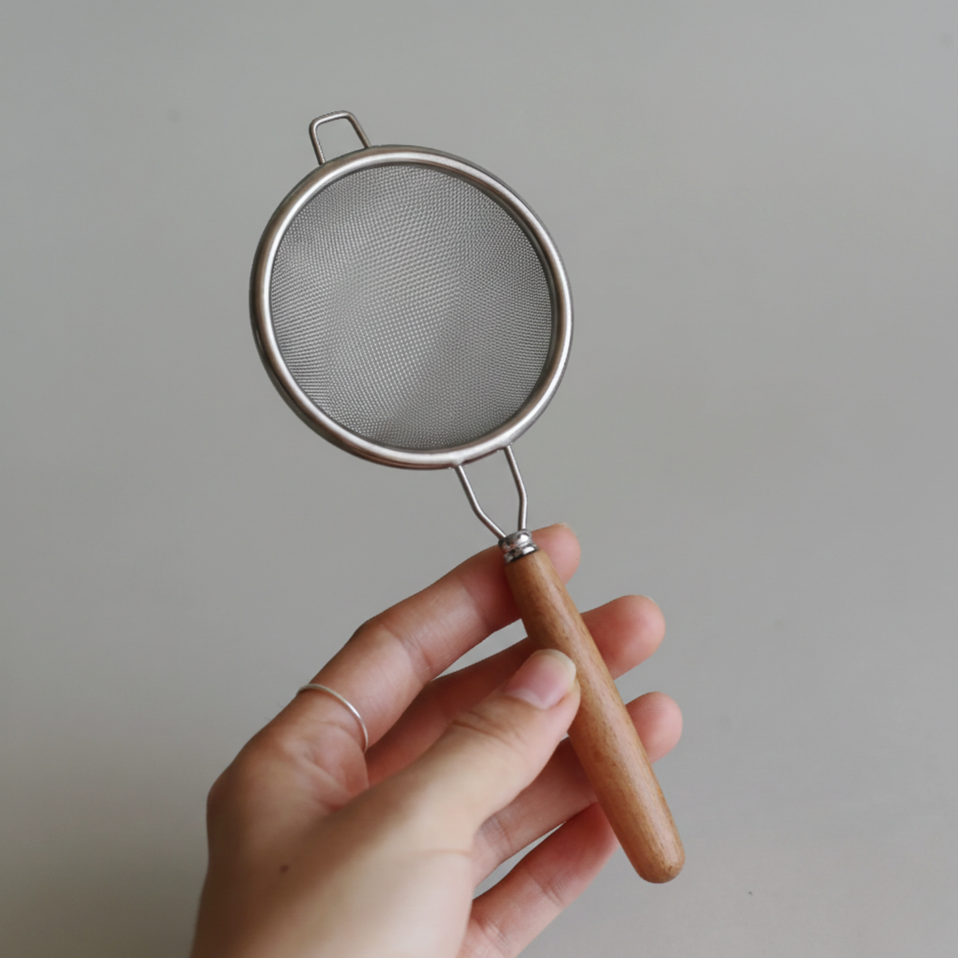 304 Stainless Steel Matcha Sifting Sieve | 40-Mesh Powder Strainer