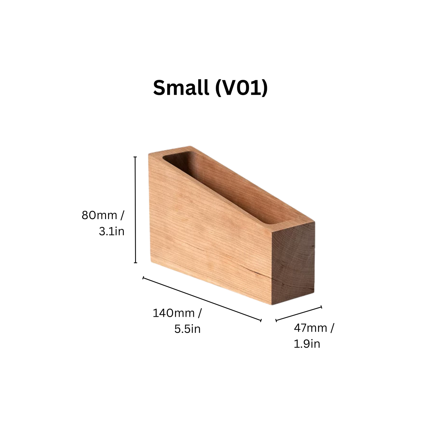 Cherry Wood V60 Coffee Filter Paper Holder 