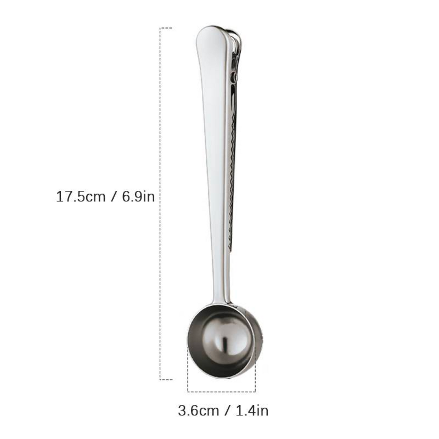 Stainless Steel Measuring Spoon with Sealing Clip
