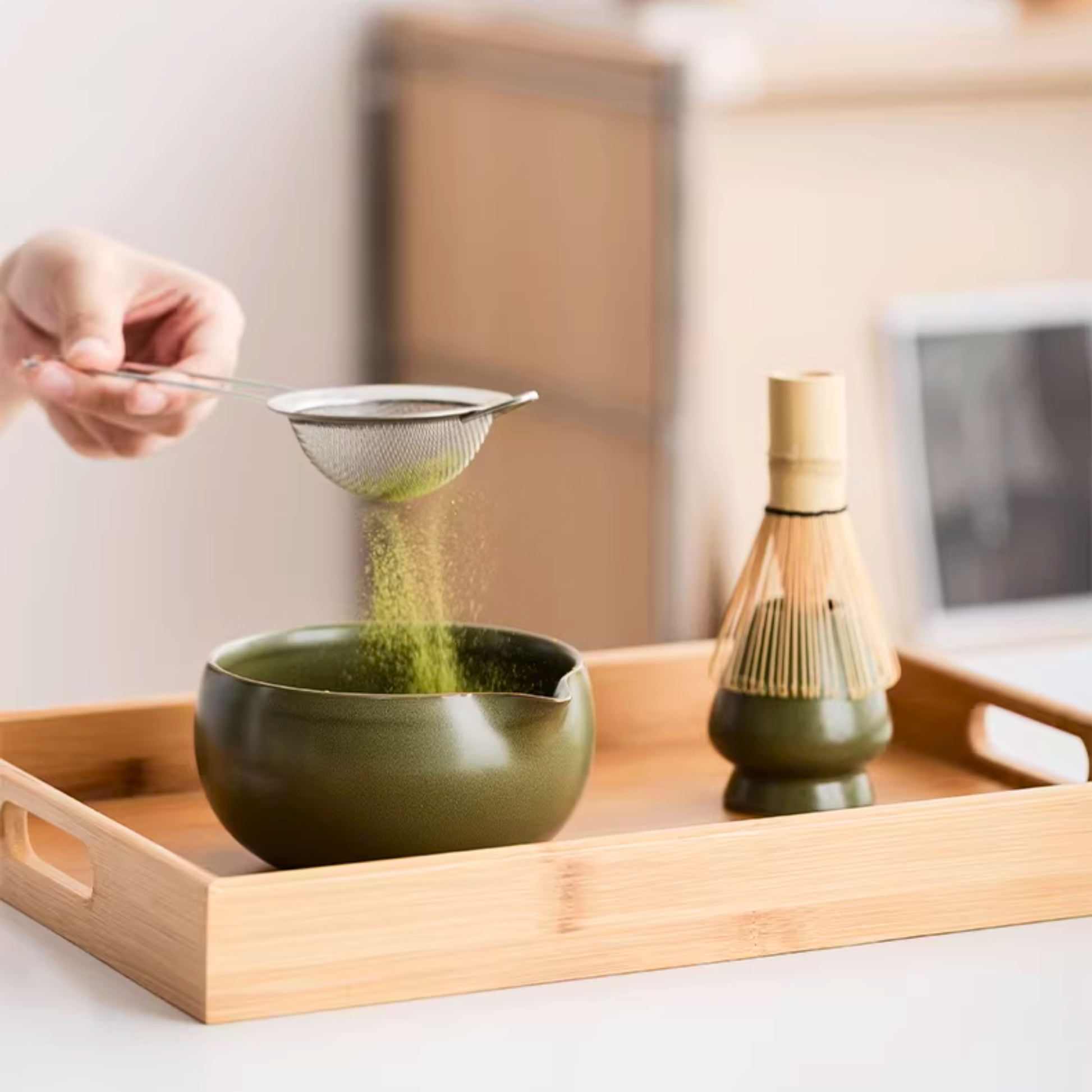 Contemporary Matcha Bowl Set | Minimalist Japanese Tea Ritual Gift Set