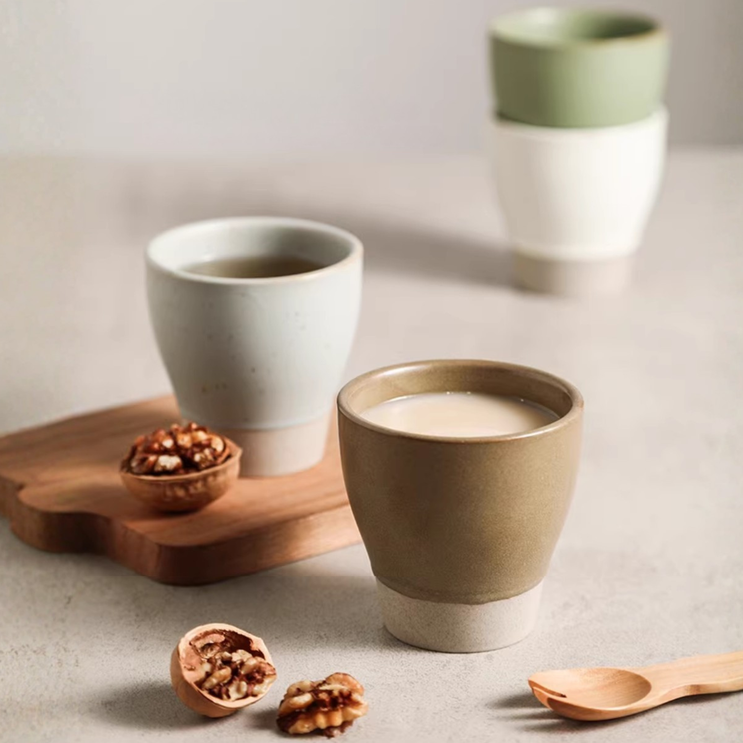 Japanese-Style Ceramic Tea Cup