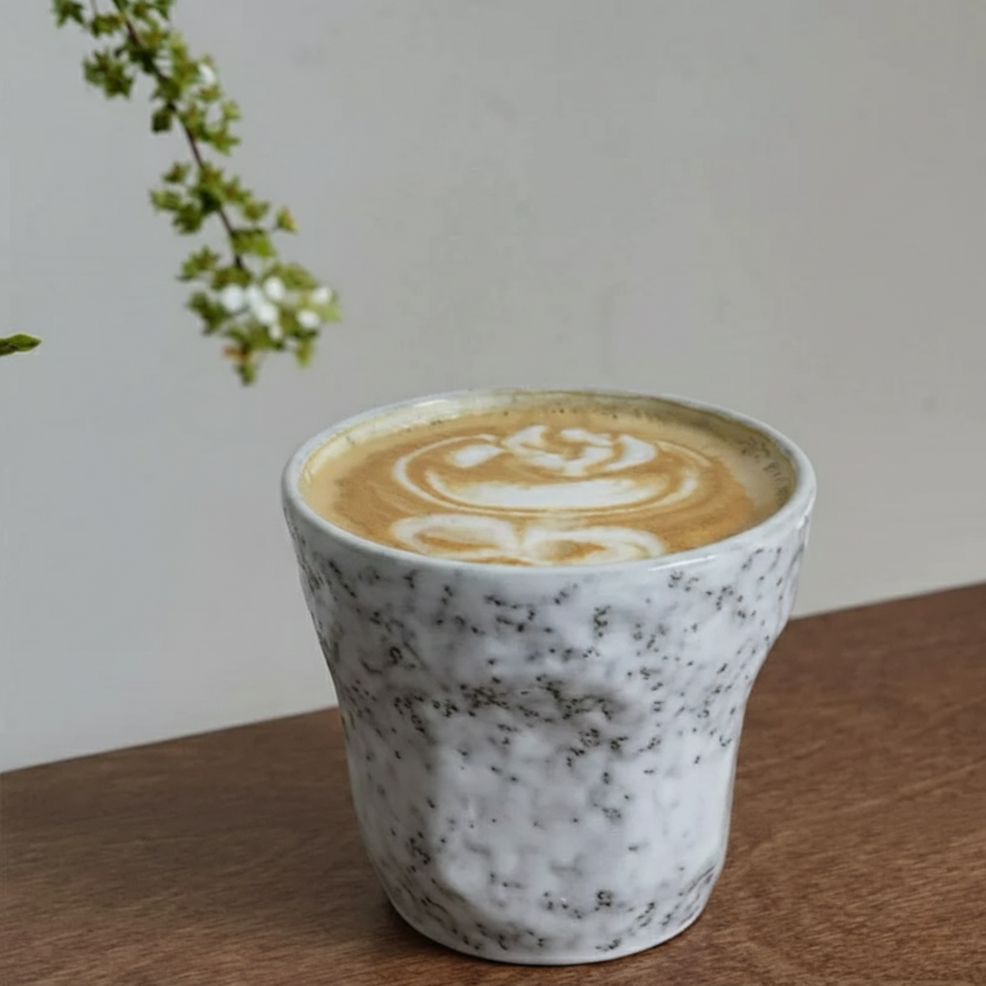 Stone Texture Ceramic Cup | 300ml Ceramic Cups Set For Home Baristas