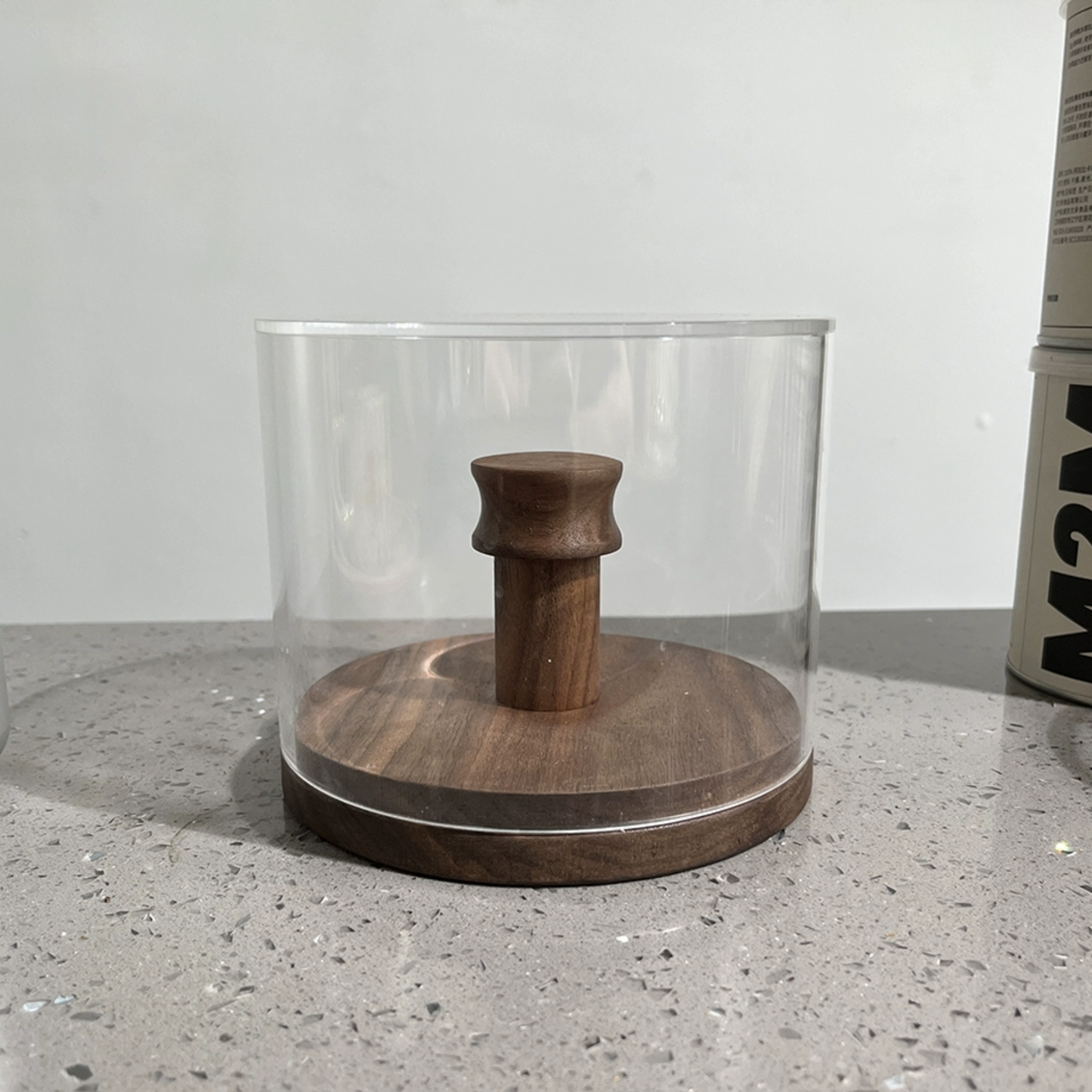 Walnut Wood Wave Paper Filter Holder
