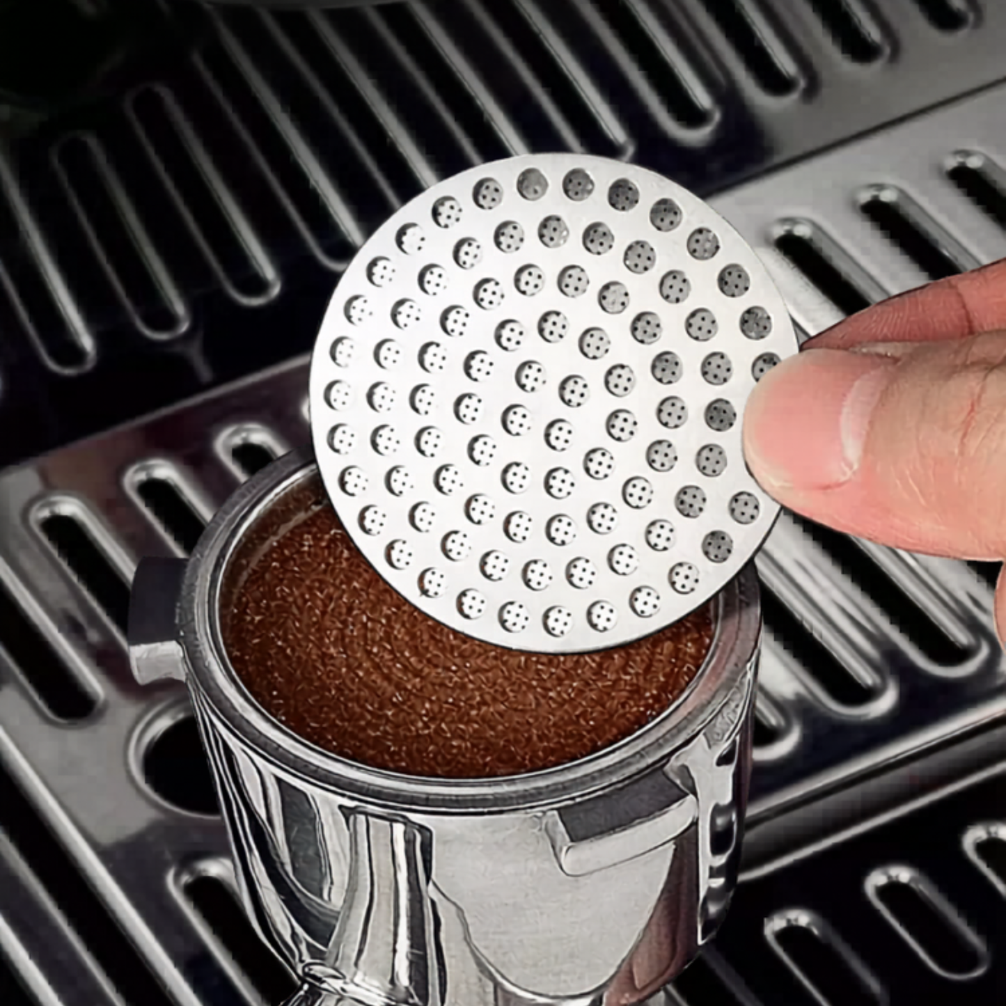 Espresso Puck Screen Magnet Holder Set