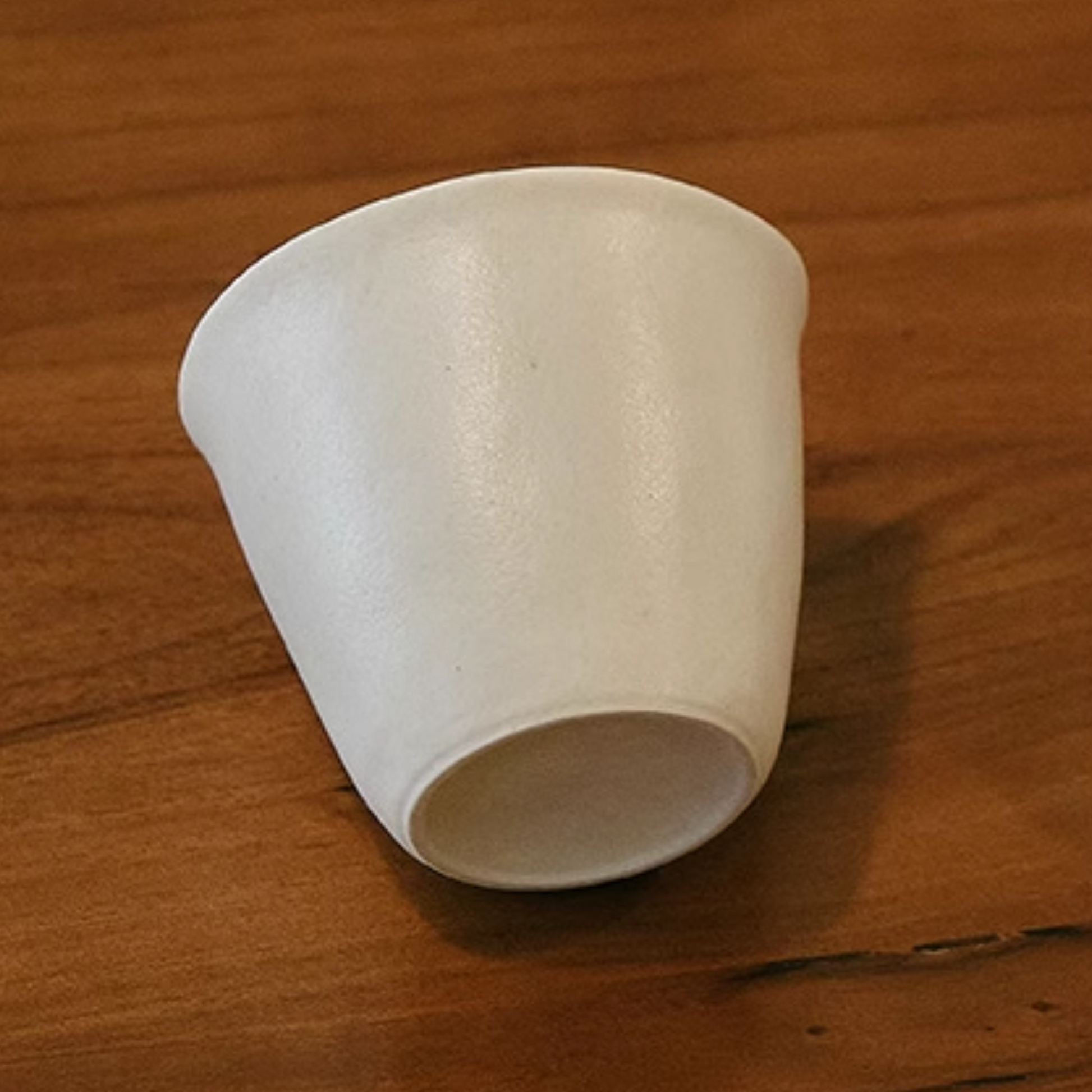 180ml / 6oz Hand Pinched Flat White Cup 