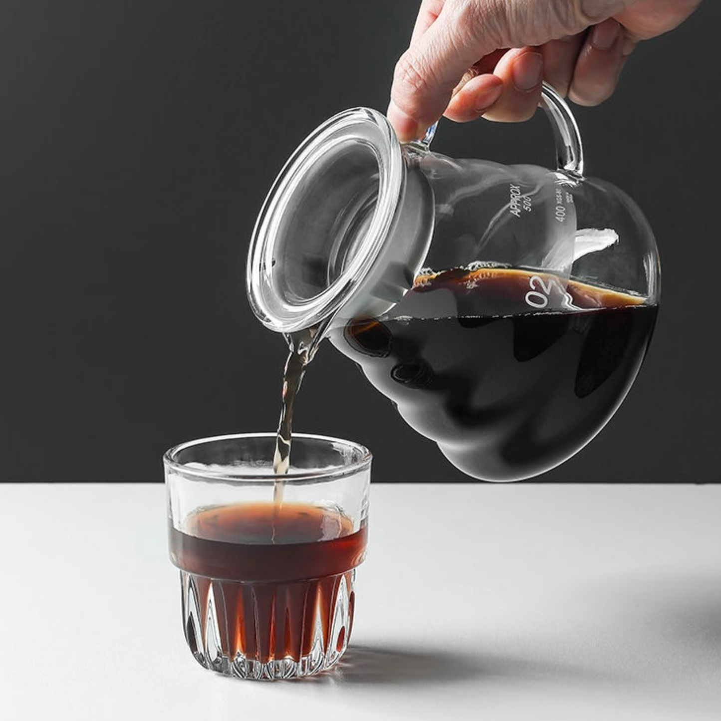 Glass Coffee Dripper and Server Set