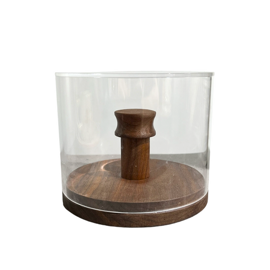 Walnut Wood Wave Paper Filter Holder
