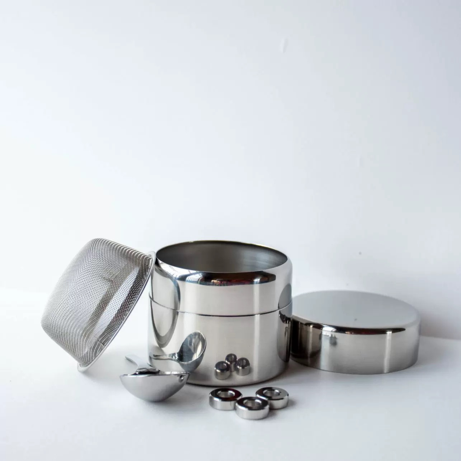 Kondo-san’s Matcha Sifter Tin for lumpless ceremonial tea preparation