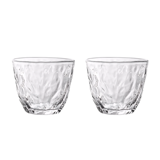 Ume Hammered Glass Tumbler Set