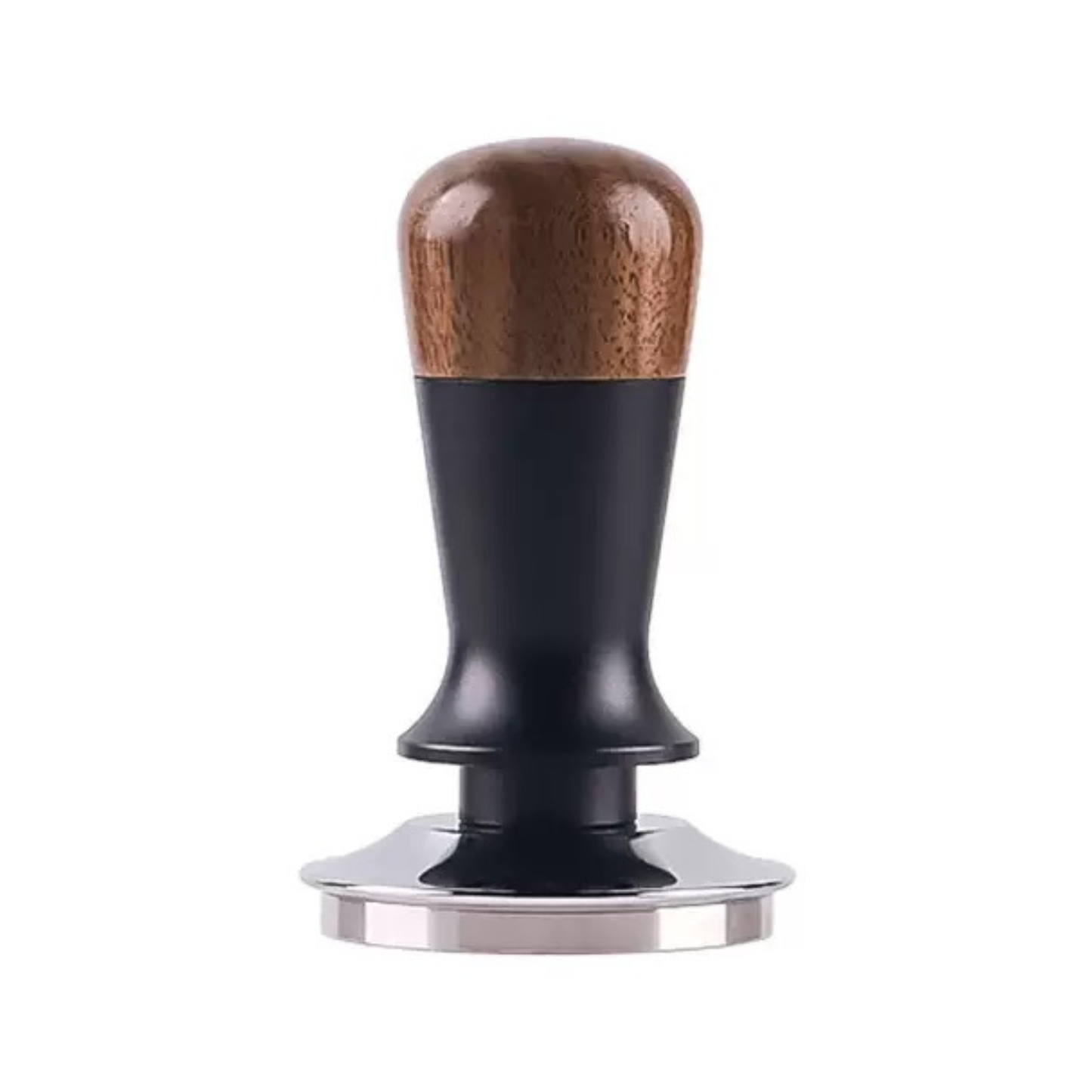 Walnut Calibrated Tamper With Balance Gasket | Spring-Loaded Tamper